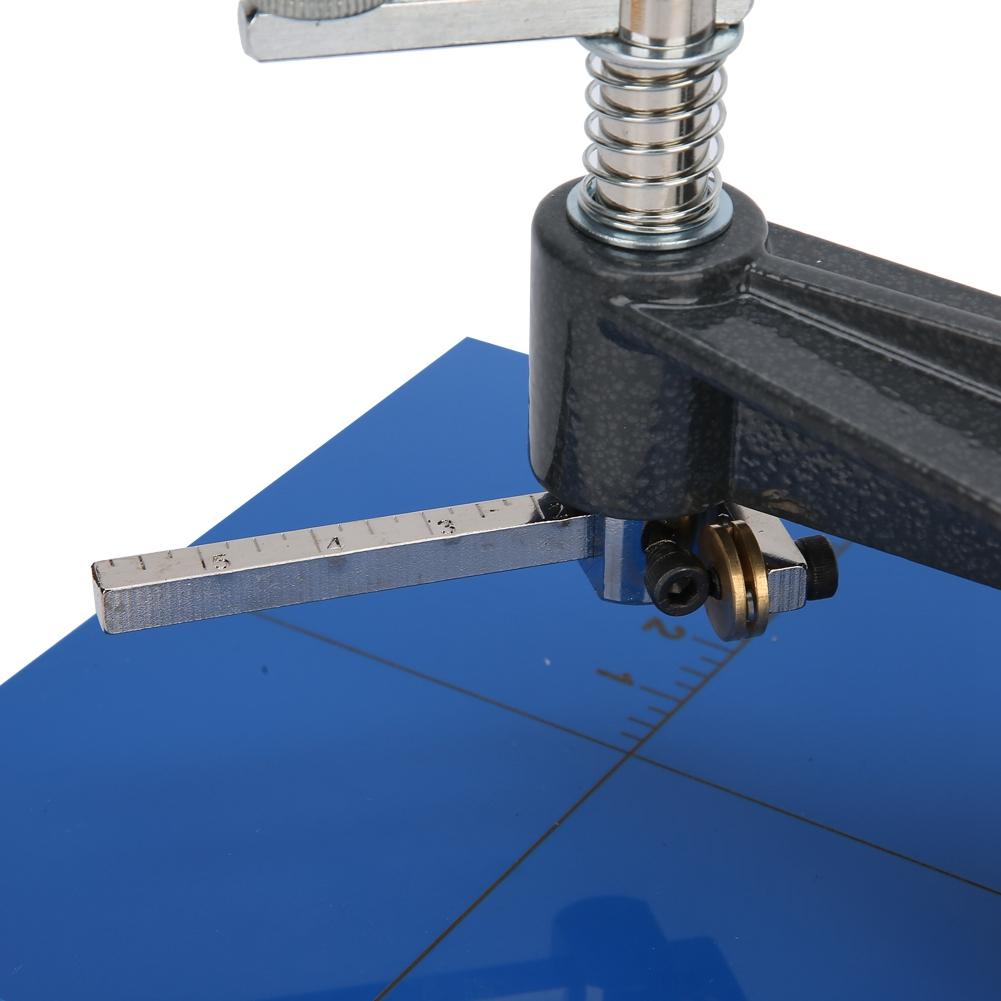 Circle Glass Cutting Table Professional Round Steel Cutter Tool with 2pcs Accessories
