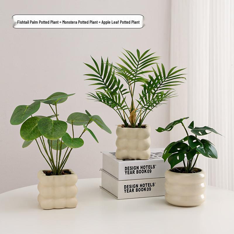 Artificial Bionic Potted Plant for Living Room Table or TV Cabinet