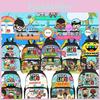 Toca Boca Cartoon Primary School Student Backpack With Creative Korean Style Polyester Schoolbag