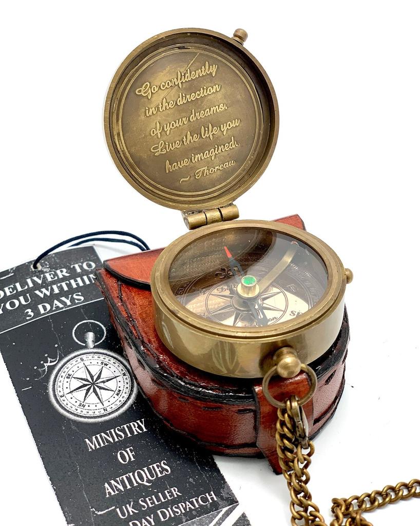 Ręcznie robiony kompas mosiężny kompas morski, Ręcznie robiony kompas, Prezent świąteczny, Prezent dla męża, Prezent dla niej, Prezent ślubny