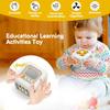 Busy Cube Montessori Toys Sensory Activity Board Learning Fine Motor Skills Travel Toy Birthday Gifts for 12-18 Months