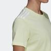 Adidas Logo Printed Casual Short Sleeve T-Shirt Women Tops Light-Green HG8481