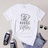 Aussie Mama T-Shirt Niedliches Australischer Schäferhund Grafik T-Shirt Lustiges Hundemama Geschenk T-Shirt Camiseta