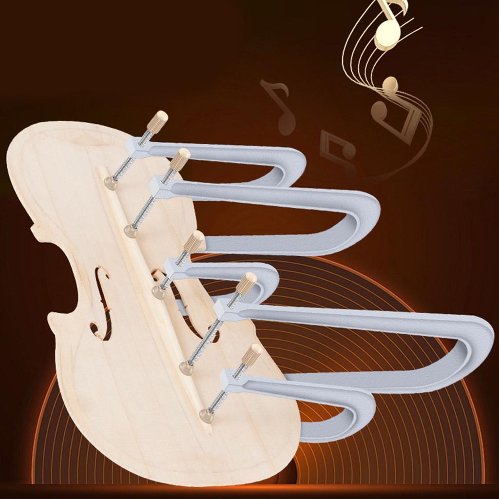 Violin Guitar Bass Bar Clamps Violin Edge Clamp Violin Making Crack Repair Tool Bracing Clamp Beam Repair Tools