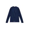 Adidas Knit Long Sleeve Polo With Raglan Sleeves And Three-Button Placket Men Tops Blue HG1657