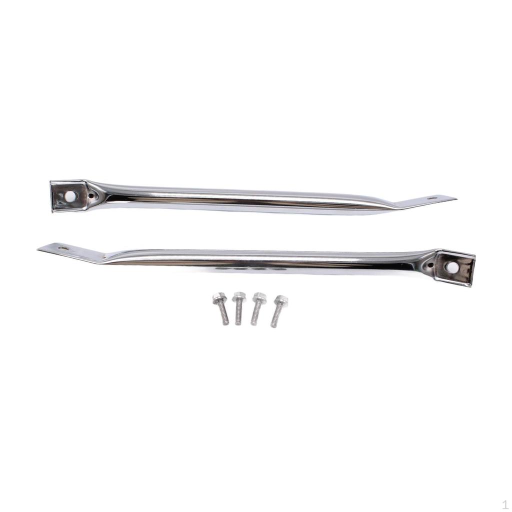 2 Pieces Crossmember Frame Brace Radiator Support Quick Installation Replace for Truck Car