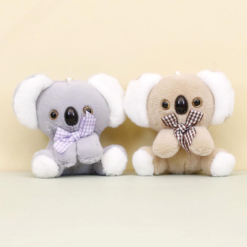 Lovable Koala Keychain Plush Toy Cozy Stuffed Animal Bag Accessory For Kids