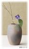 Marui Seito Shigaraki Ware Hechimon Flower Vase, Large, Brown, Kozakura Natsume Design, Ceramic, MR-1-2511