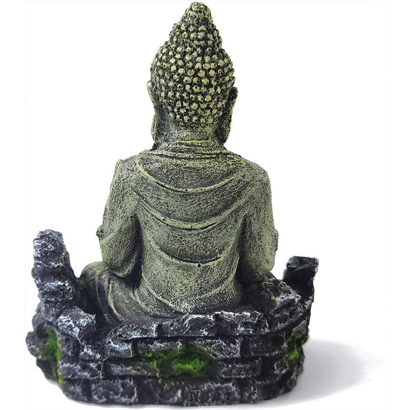 Buddha Statue Resin Crafts Fish Shrimp House Aquarium Fish Tank Landscaping Decoration Ornament