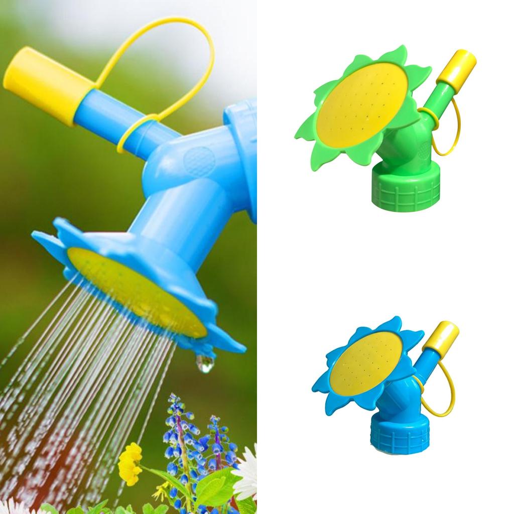 2 Pack Flower Shape Watering Bottle Sprayer Head Garden Watering Nozzle Attachment for Plastic Drink Bottles Indoor Outdoor Plant Care