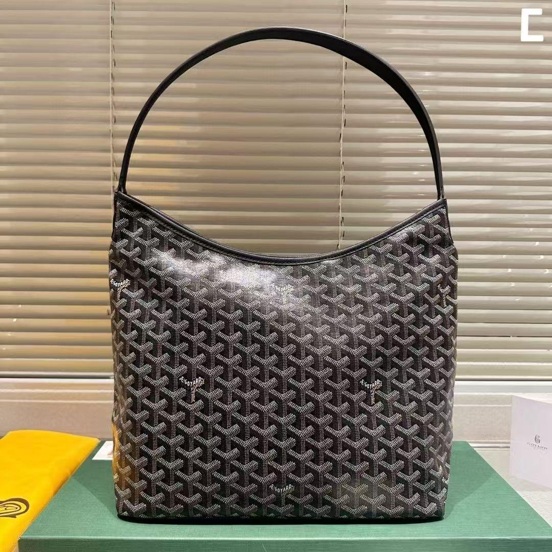 

Сумка-хобо Goyard в ретро-стиле «гусиная лапка» для мамы и ребенка, носимая под мышкой 42*27*15CM чёрный