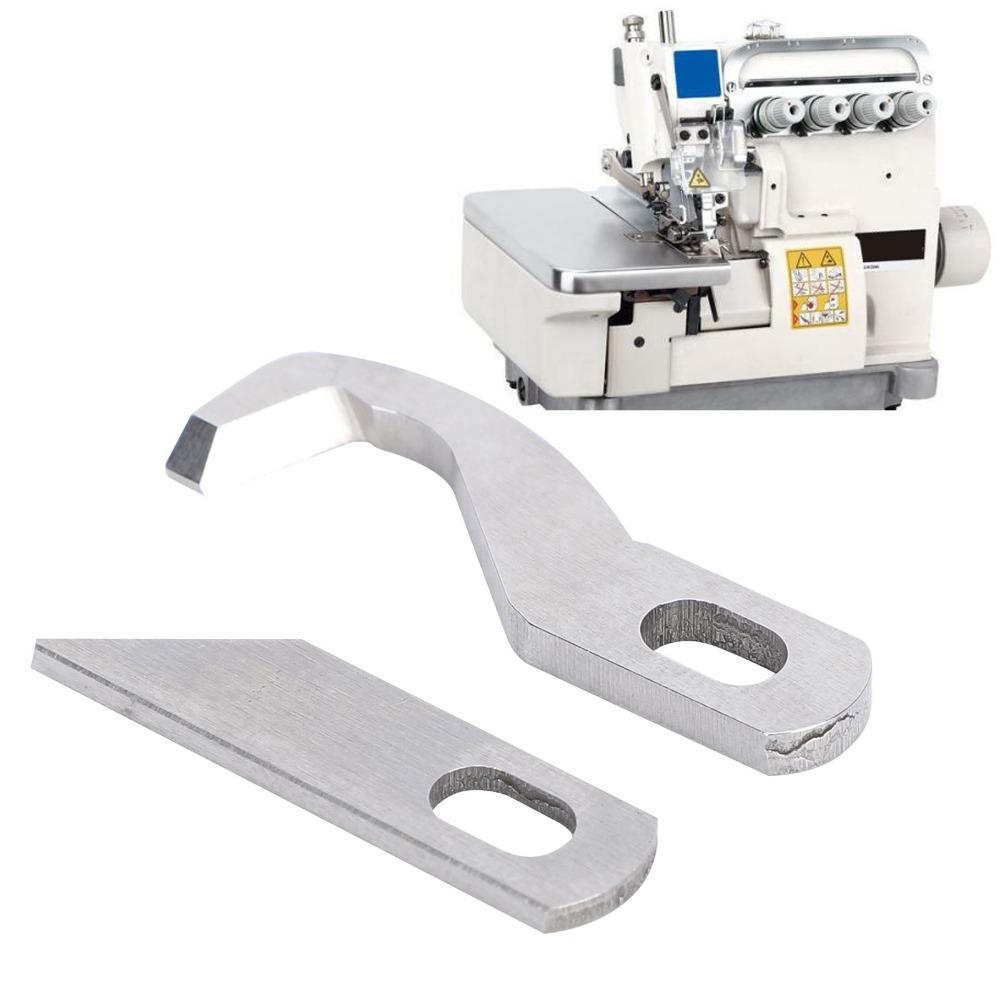 2pcs Compatible Overlock Machine Knives Multifunctional Sewing Machine Knives Household Sewing
