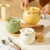 Ceramic Food Containers, Kitchen Canisters, Home Kitchen, Coffee And Tea Spice Jars for