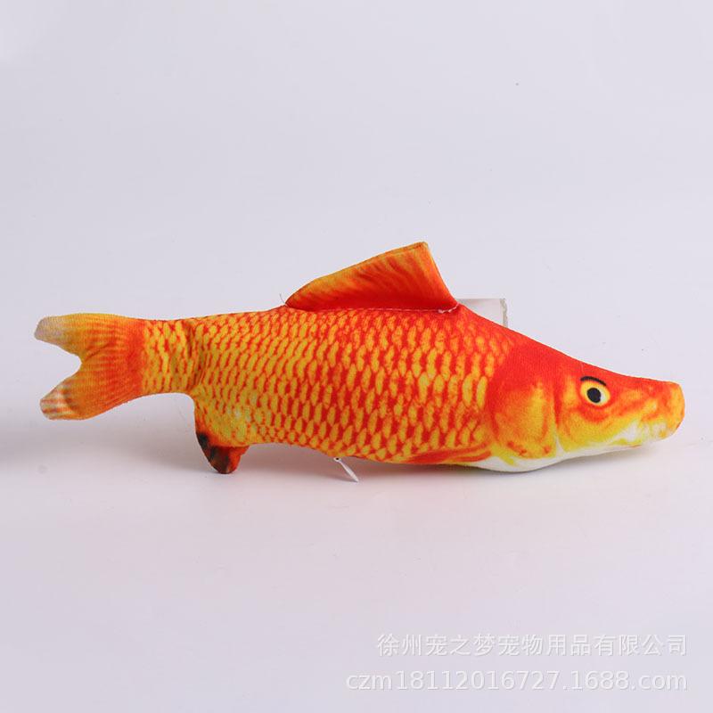 Catnip Fish Teasing Cat Toy Teasing Cat Stick Teeth Grinding Kitten Self pleasure Soothing Doll Doll Puppets Supplies