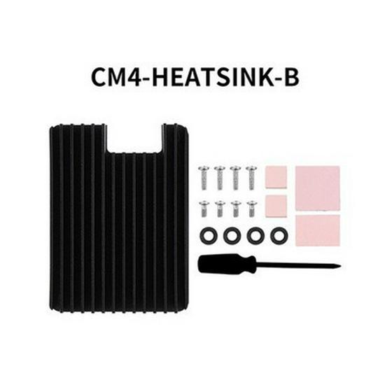 Raspberry Pi CM4 Aluminum Alloy Fan Heatsink with PWM Control and Thermal Paste