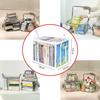 1/2Pcs Large Capacity Foldable Transparent Waterproof Storage Box for Student Dormitory Classroom Home Book Organizing