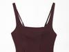 Spaghetti Strap Lace-up Waist-cinching Bodycon Dress for Women
