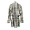 N.HOOLYWOOD Check Coat White X Black Men's Used