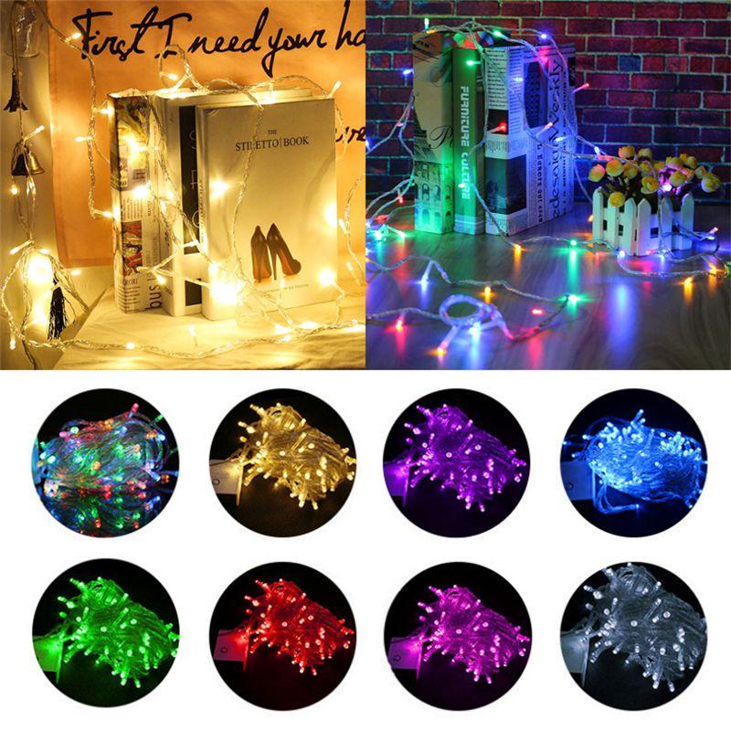 Enchanting 10m 100leds Fairy String Lights Perfect For Christmas Tree Decorations And Festive Atmosphere