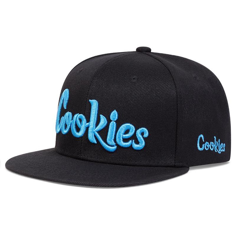 Cookies Alphabet Embroidery Baseball Cap Casual Outdoor Sun Protection Cap Hip Hop Cap