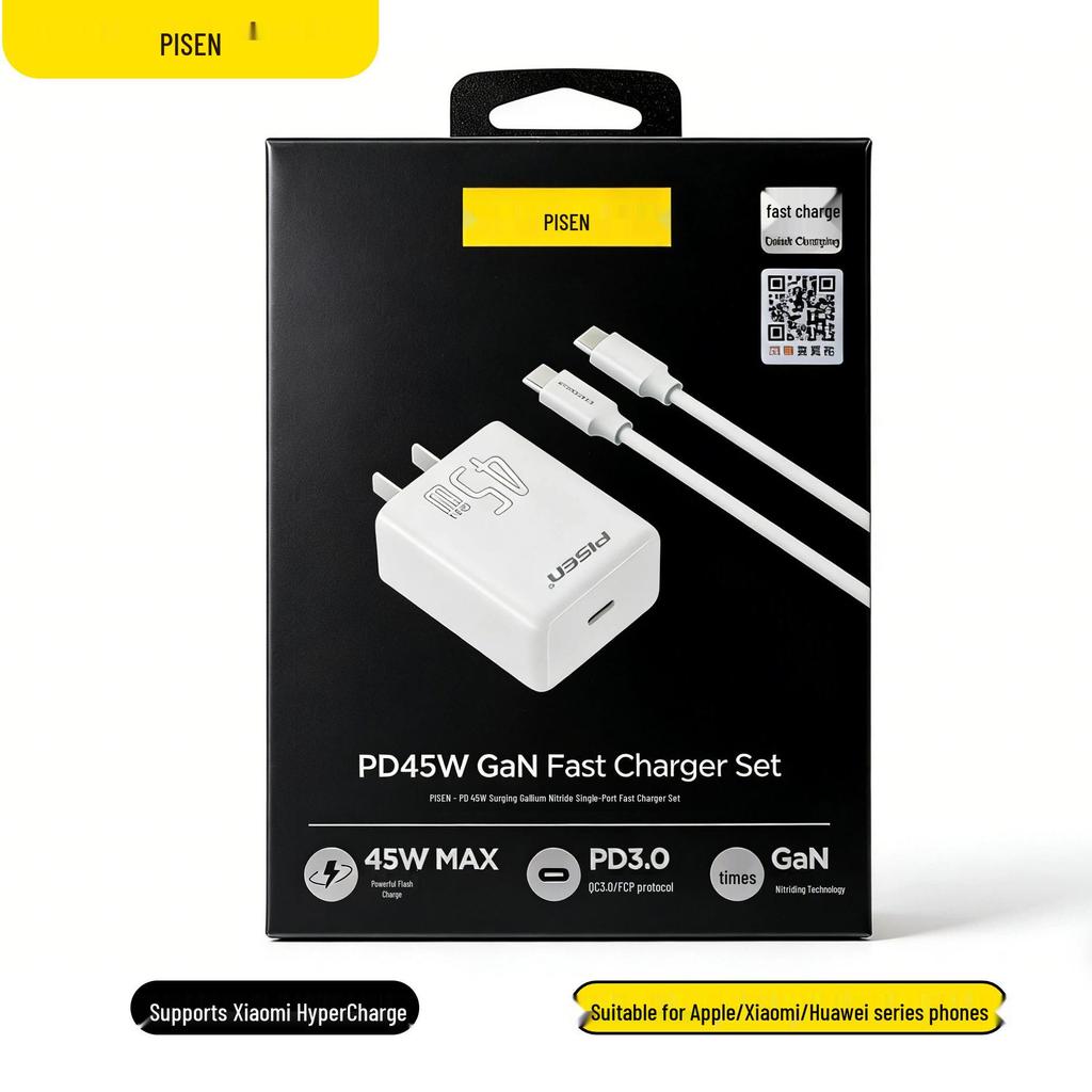 PISEN PD30W Fast Charger for Apple iPhone 14 & iPad