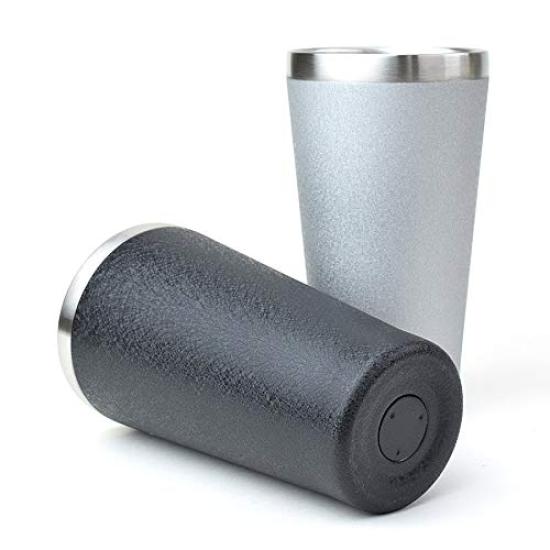 Maehata Luxe Paar Thermobecher aus Metall, Matte 52104, 340 ml (B/SI)