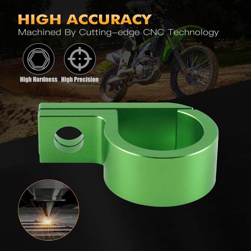 NICECNC For Kawasaki KX250F 2017-2019 Aluminum Front Brake Line Hose Clamp Holder For Kawasaki KX450F 2017-2018 KX450 2019-2021