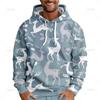 Merry Christmas Hoodies Harajuku Funny Reindeer Graphic Hooded Sweatshirts Women Santa Claus Pullovers Clothing