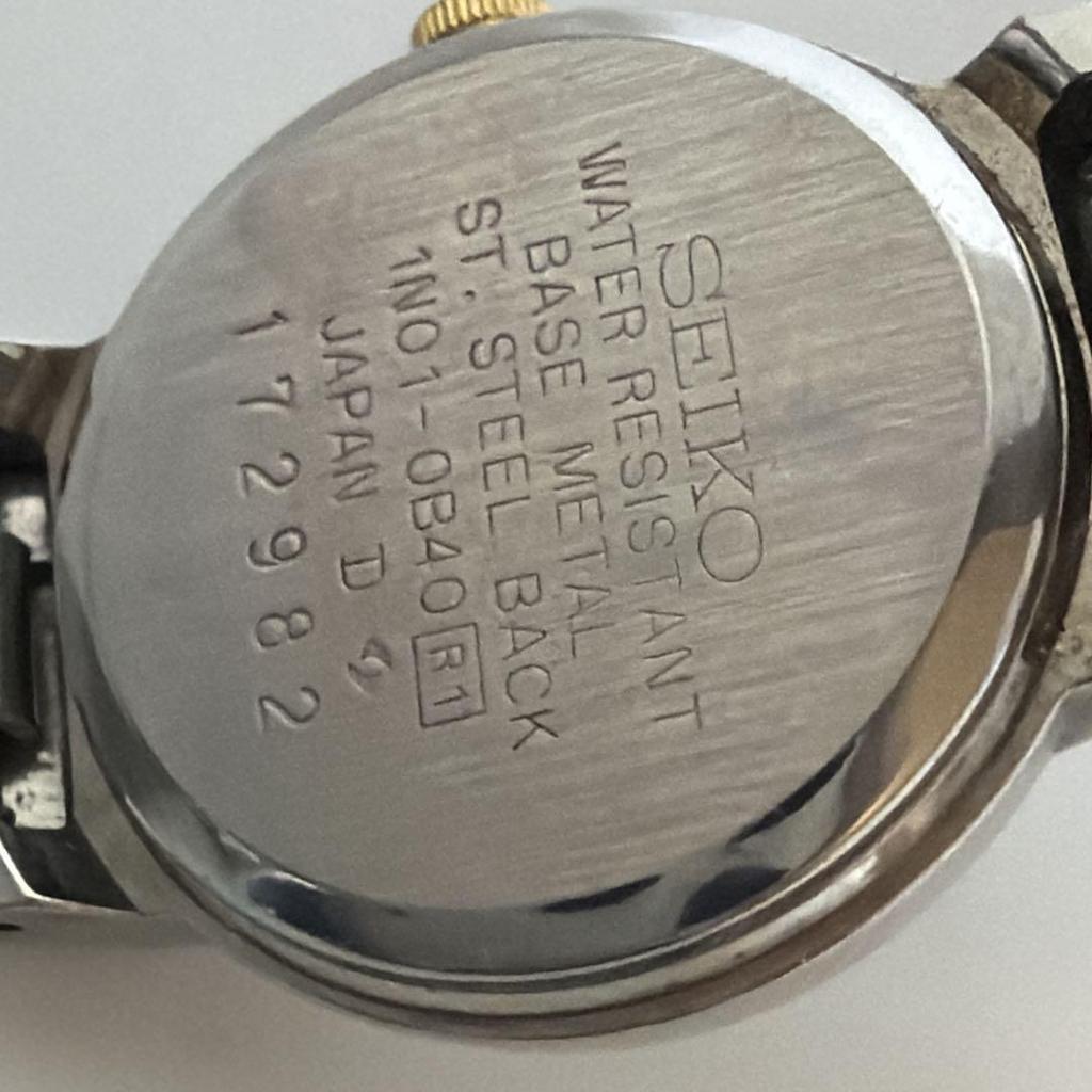 Used Working Condition, SEIKO QUARTZ Ladies Watch, Silver, Battery Replaced