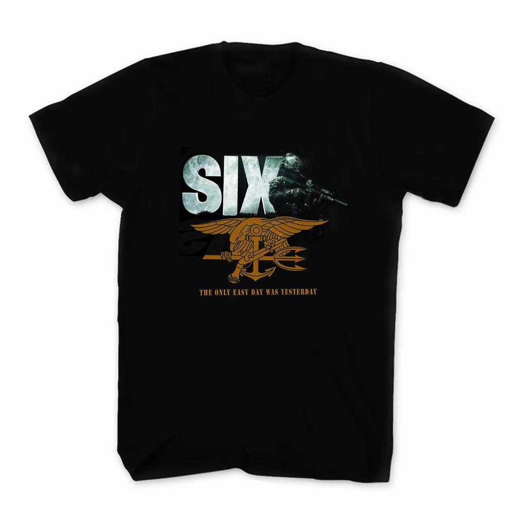 2026 New Naval SEALs Team Six DEVGRU Motto TShirt Cotton ONeck Short Sleeve Casual Unisexs Tshirt