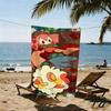 C-charlotte Cute Cartoon Towel Beach Quick Dry Soft Pool Towels Gift for Travel Gym Shower Camping Sports