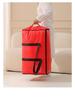 Waterproof Foldable Quilt Storage Bag - Large Capacity Portable Cotton Tote