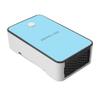 Mini Heater Fast Heating Low Noise Miniwatt Blue Portable Desk Warmer with Rotating Bracket for