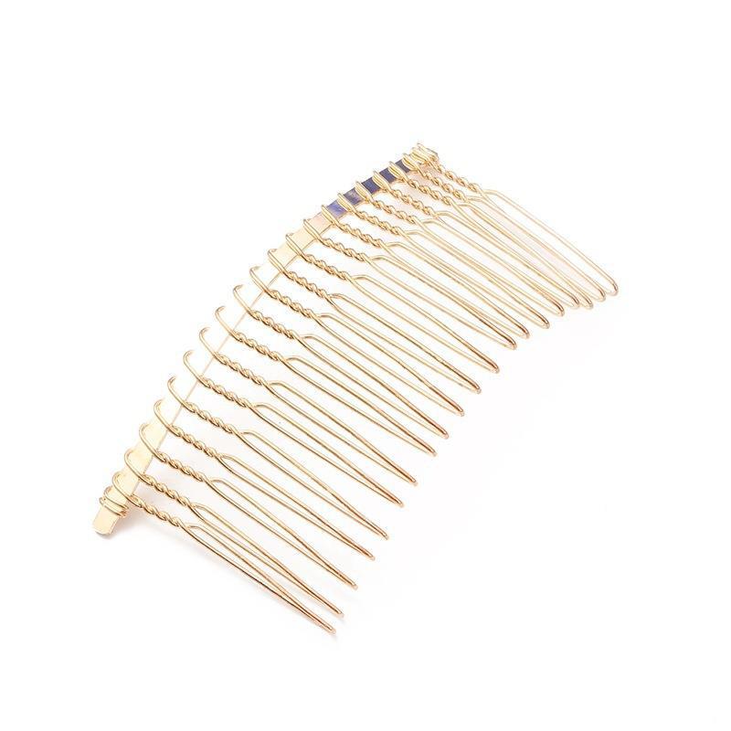 

Расческа для волос с 20 зубьями: Проволочная вилка-вставка, Аксессуар для головного убора своими руками, Материал для изготовления украшений для волос ручной работы 7.6cm Length, Set of 5