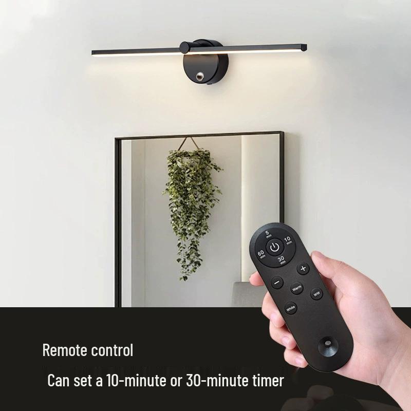 Wireless USB-Rechargeable 6W Tri-Color Touch Wall Lamp for Living Room & Bedside