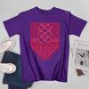 Unisex Unisex Palästina Palästinensisch Traditionelles Stickmuster Gedrucktes Design T-Shirt Tees T-Shirts WoUnisex Jungen 100% Baumwolle TShi