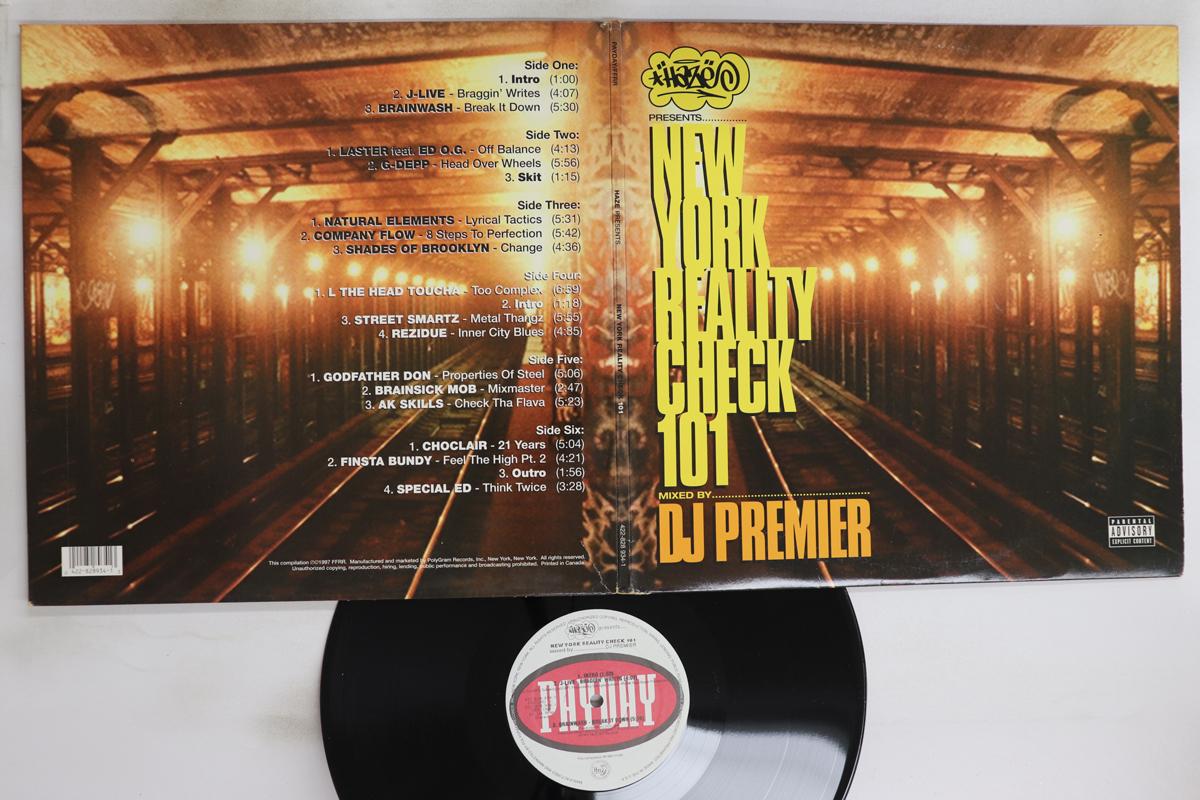 Виниловая пластинка DJ PREMIER New York Reality Check 101 4228289341 PAYDAY 1997 US Rap HipHopRB Б/у