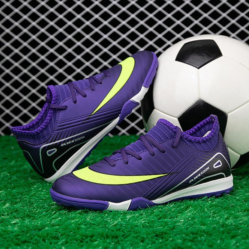 Thorn 15 children's high-top football shoes men's artificial turf long nails broken nails training shoes