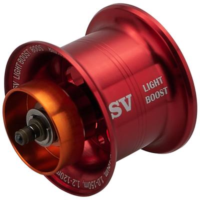 HEIGHTEN Reel Spool Alphas Exclusive Movement 32mm Shallow Groove 800S Daiwa 21 22 ALPHAS SV TW Baitcasting Reel Spare Spool 2-Stage (DAIWA) (Red)