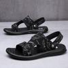 Vintage Classic Men's Sandals Comfortable Versatile Flat Shoes Beach Shoes Fashion Casual Shoes Indoor Outdoor Sandals Slippers