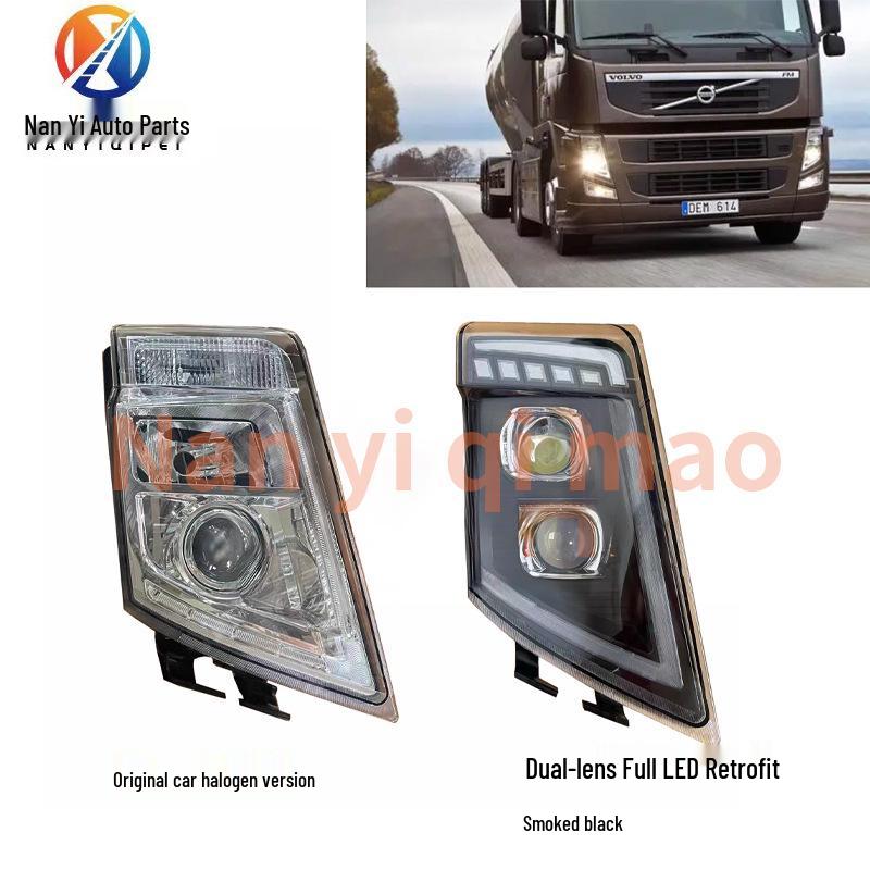 Compatible Headlight for Volvo Trucks FM400/FM440 (Parts 21035637/21035638)