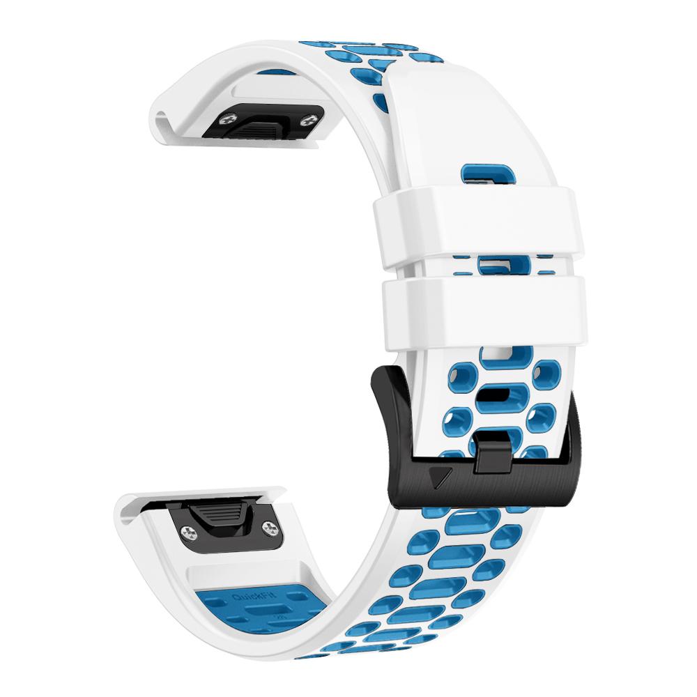 QuickFit 26 22mm Two Tone Silicone WristStrap For Garmin Fenix 7X 7 Pro 5 5X 6 6X/Epix Pro Gen 2 51mm 47mm Watchband Accessories