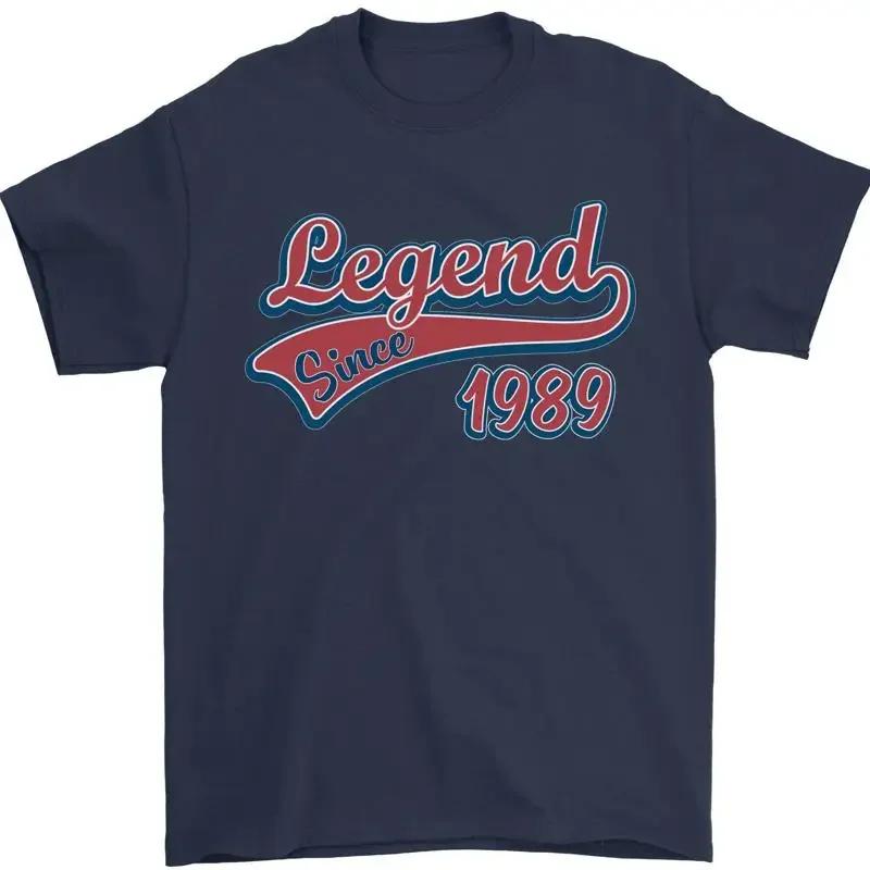 

Legend Since 36th Geburtstag 1989 Herren 100 Baumwolle T Shirt S разноцветный