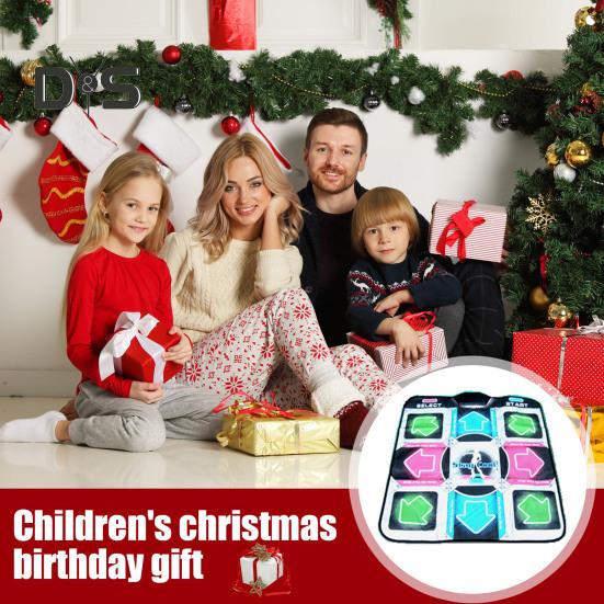 Kids Adults Dance Mat 3 Game Modes USB Dancing Pad Waterproof Non-Slip PVC Electronic Music Dance Step Mat Toddlers Boys Girls Christmas Birthday