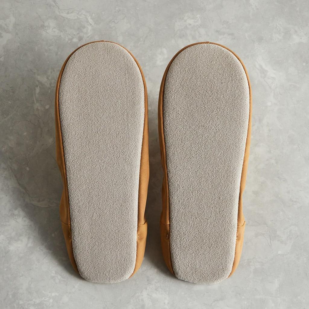 Belle Maison Washable Slippers for Compact and Includes Storage Bag 4-Pair Guests,