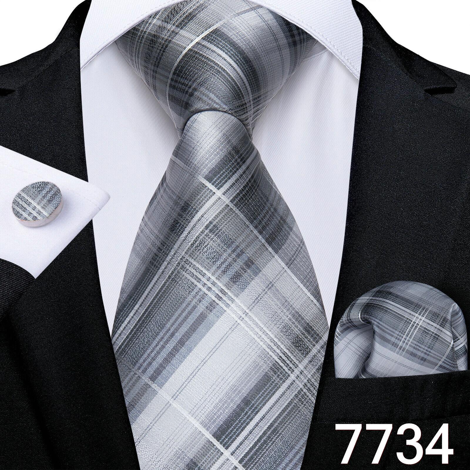 

Мужские галстуки, шелковый зеленый полосатый галстук, носовой платок, запонки, формальный деловой галстук N-7734