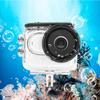 60M/196FT Waterproof Case Diving Protective Shell Transparent Sports Camera Dive Case for Insta360 GO 3S/GO 3 Camera Accessories