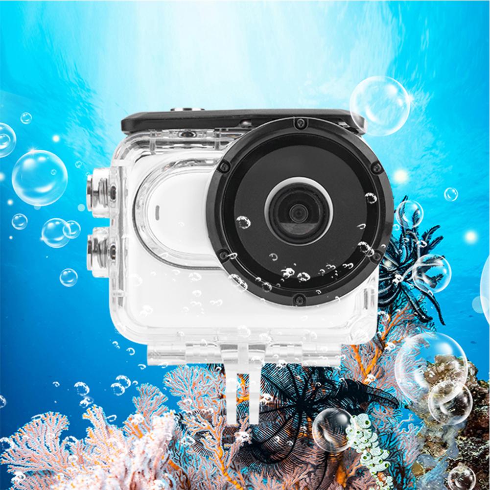 60M/196FT Waterproof Case Diving Protective Shell Transparent Sports Camera Dive Case for Insta360 GO 3S/GO 3 Camera Accessories