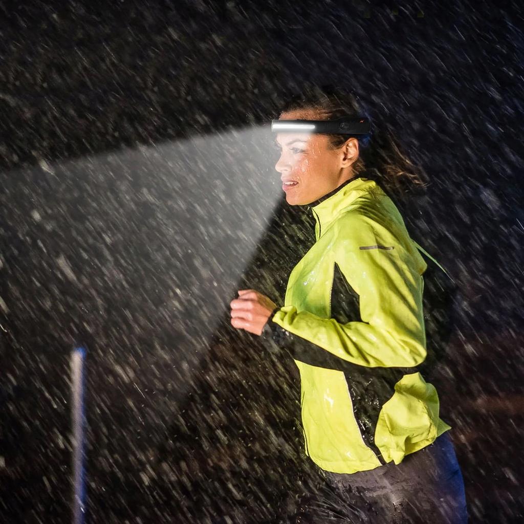 Strong LED Headlamp for Head Battery Powered Waterproof USB Lamp