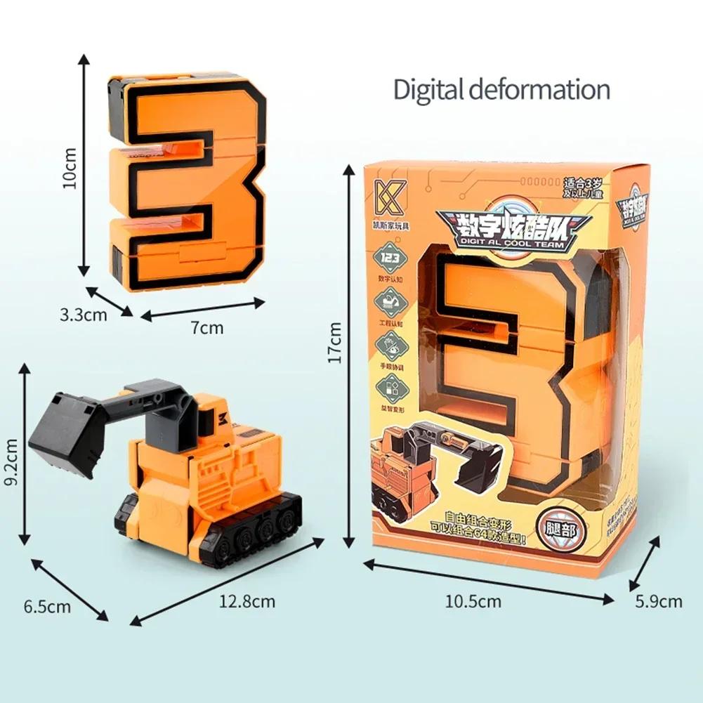 

Цифровые Номера Боты Развивающие Игрушки Транспорт Танк Воин Деформация Фигурки Трансформация Робот Для Детей